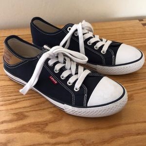 Navy blue Levi women’s shoes